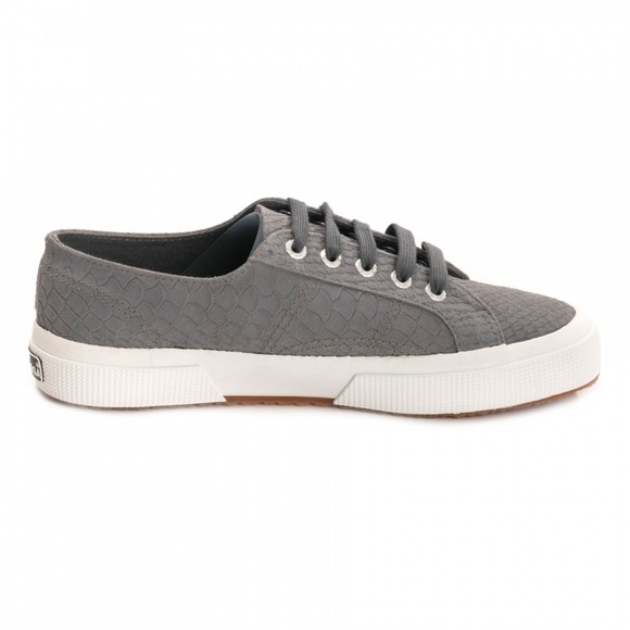 NWOT Superga Suede Anaconda in Gray - Picture 3 of 9